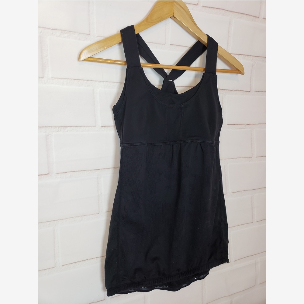 Lululemon My Heart Races Racerback Tank Top Size 6 - Picture 2 of 6